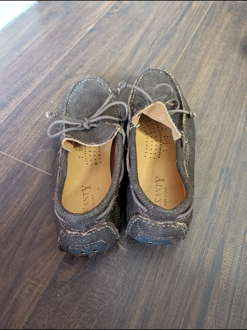 McKanty Made In Italy Woven Straw/Hemp Moc Toe Boat Shoes Loafers IT 40